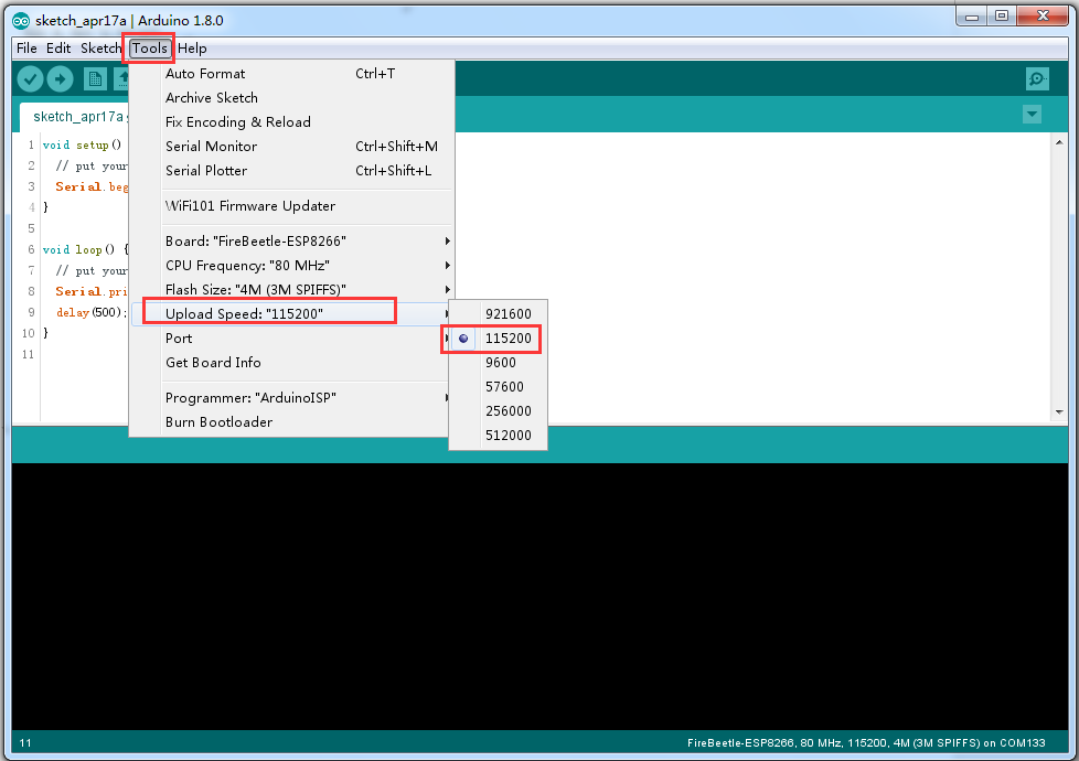 Arduino Ide For Building Compiling Environment Of Esp Dfrobot